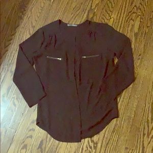 Wrinkle free blouse.